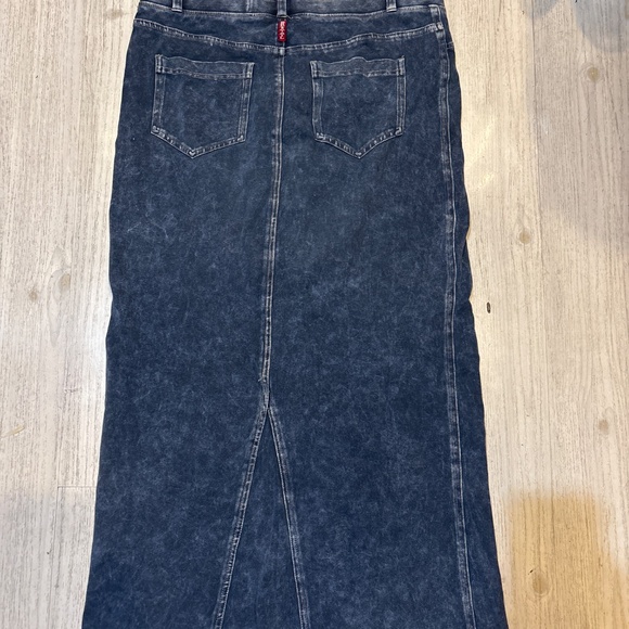 Worn Once! Hardtail Maxi Denim Pencil Skirt Size L - Picture 4 of 4